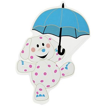 Northlight Rudolph the Red-Nosed Reindeer Spotted Elephant Double-Sided Gel Window Cling