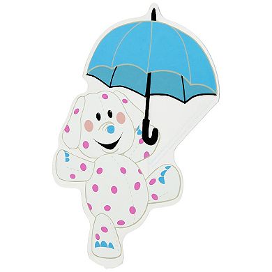 Northlight Rudolph the Red-Nosed Reindeer Spotted Elephant Double-Sided Gel Window Cling