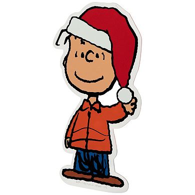 Northlight Peanuts Linus Santa Hat Window Cling