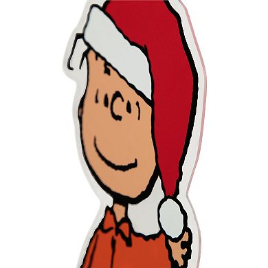 Northlight Peanuts Linus Santa Hat Window Cling
