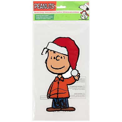 Northlight Peanuts Linus Santa Hat Window Cling