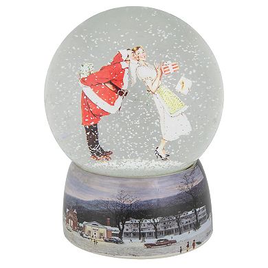 Northlight 6.5-in. Norman Rockwell "Christmas Surprise" Snow Globe Table Decor