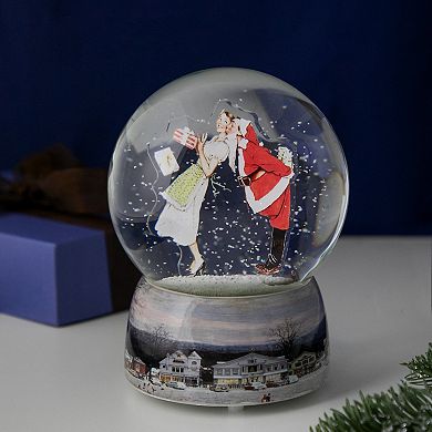 Northlight 6.5-in. Norman Rockwell "Christmas Surprise" Snow Globe Table Decor