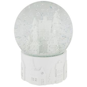 Northlight 5.5 in Musical Church Village Snow Globe Table Decor
