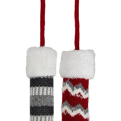 Northlight 2-pk. 30-in. Plush Elf Leg Christmas Picks Tree Decor
