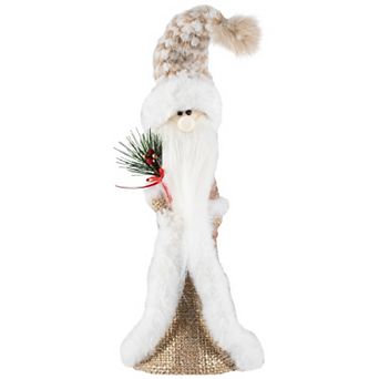 Northlight 19 in Santa Gnome Holding Pine Sprigs Christmas Figure
