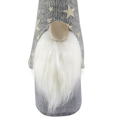 Northlight 17-in. Gnome with Knitted Star Pattern Hat Christmas Figure
