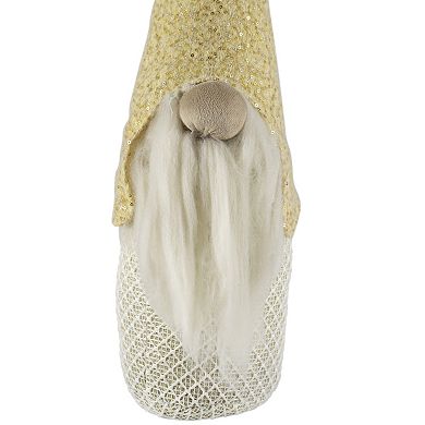 Northlight 17.5-in. Plush Christmas Gnome with Sequins Tabletop Figure