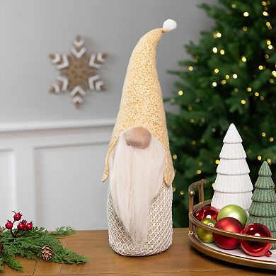Northlight 17.5-in. Plush Christmas Gnome with Sequins Tabletop Figure