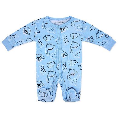 Baby Boys Dinosaur 5 Pc Layette Gift Set