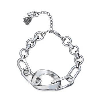 Simply Vera Vera Wang Silver Tone Link Flex Bracelet