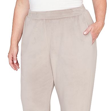 Plus Size Alfred Dunner Luxe Double Knit Average Length Pants