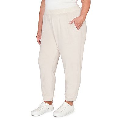 Plus Size Alfred Dunner Soft Luxe Knit Joggers