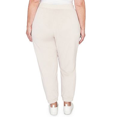 Plus Size Alfred Dunner Soft Luxe Knit Joggers