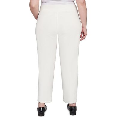 Plus Size Alfred Dunner Allure Fit Flat Front Corduroy Short Length Pants