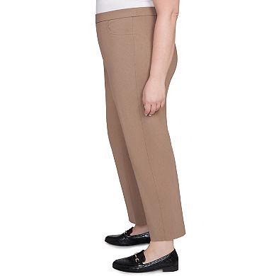 Plus Size Alfred Dunner Smooth Front Easy Fit Average Length Pants