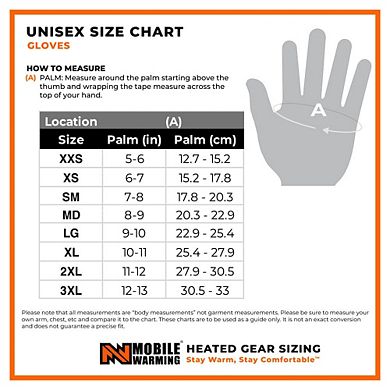 Mobile Warming Heated Mid-Weight Glove