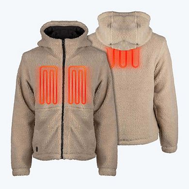 Womens's Upland Full Zip Sherpa Hooded Jacket