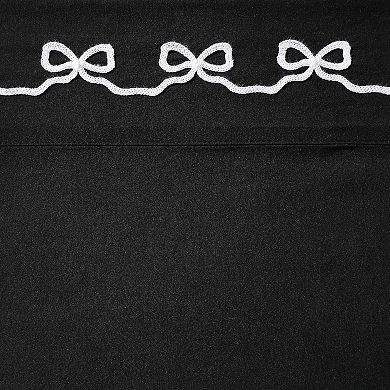 ELLE Embroidered Sheet Set with Pillowcases