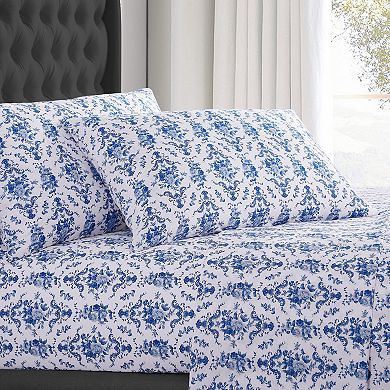 ELLE Printed Sheet Set with Pillowcases
