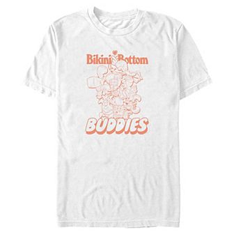 Big & Tall Nickelodeon SpongeBob Bikini Bottom Buddies Graphic Tee