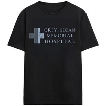 Men's Grey's Anatomy Grey-Sloan Memorial Hospital Logo Graphic Tee