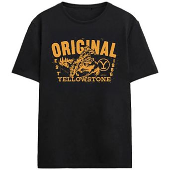 Men's Yellowstone Original Bucking Bronco Graphic Tee