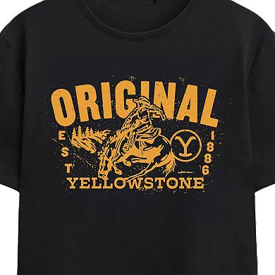 Men's Yellowstone Original Bucking Bronco Graphic Tee