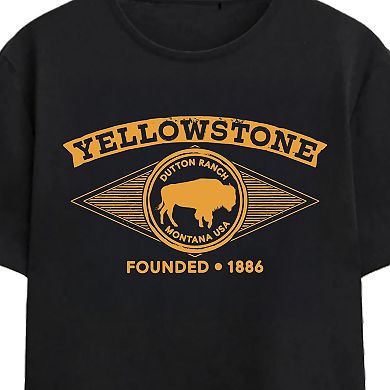 Men's Yellowstone Bison Graphic Tee