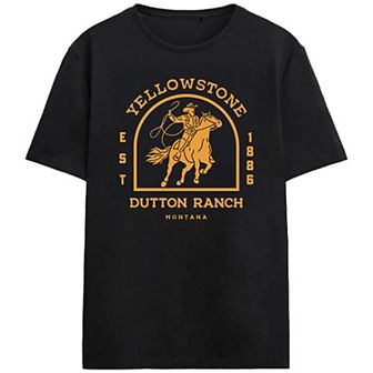 Men's Yellowstone Horseman Dutton Ranch Graphic Tee