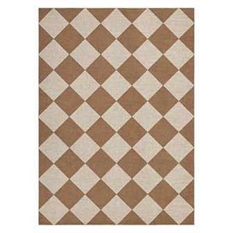 Garvee Modern Geometric Diamond Area Rug Washable Ultra Thin Non-Slip Rug for Living Room Bedroom