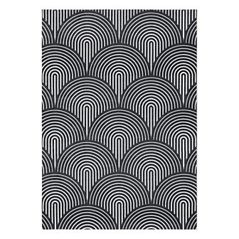 Garvee Modern Geometric Soft Machine Washable Area Rug Non Slip Carpet for Living Room Kitchen