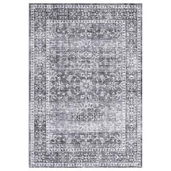 Garvee Vintage Machine Washable Area Rug Non Slip Non Shedding Rug for Living Room Bedroom Kitchen