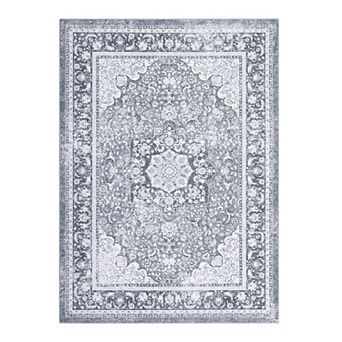 Garvee Vintage Soft Machine Washable Area Rug Non Slip Non Shedding Carpet for Living Room Kitchen