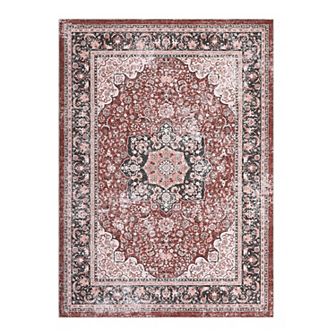 Garvee Vintage Soft Machine Washable Area Rug Non Slip Non Shedding Carpet for Living Room Kitchen