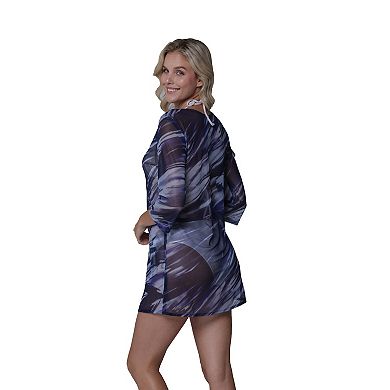 Women's J. Valdi Lace-Up Tunic Swim Cover-Up