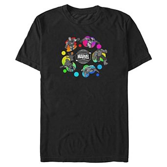 Big & Tall Marvel Colorful Heroes Graphic Tee