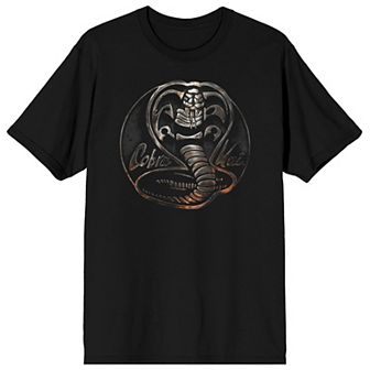 Men's Cobra Kai Steel Cobra Logo Graphic Tee