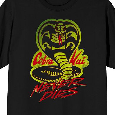 Men's Cobra Kai Never Dies Graphic Tee