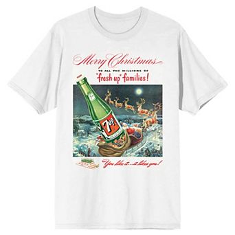 Men's 7UP Merry Christmas Graphic Tee