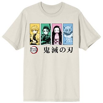 Men's Demon Slayer Graphic Short Sleeve T-Shirt