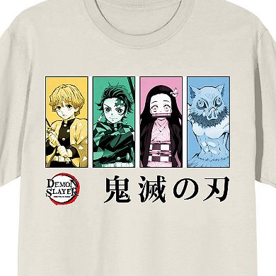 Men's Demon Slayer Graphic Short Sleeve T-Shirt