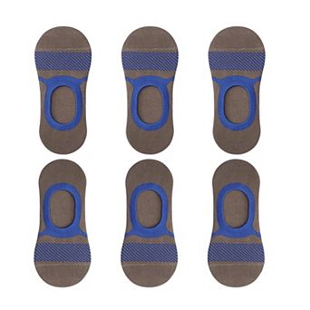 Men's Invisible No - Show Liner Socks 6 pk