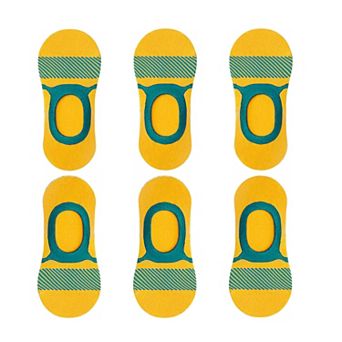 Men's Invisible No - Show Liner Socks 6 pk