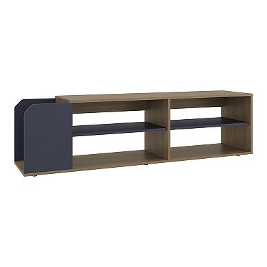 Solene TV Stand with Open Shelves For Various Modern Storage, Media Console for Living Room