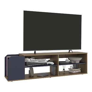 Solene TV Stand with Open Shelves For Various Modern Storage, Media Console for Living Room