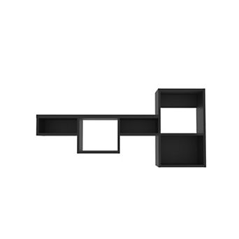 Wallshe 47" Wide 7 tier Wall Shelf, Cube Shelf Modular Shelf For Living Room, Home Office, Bedroom