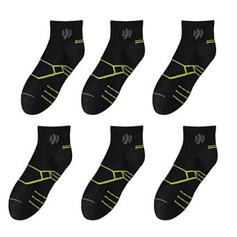 Men's Breathable Athletic Ankle Socks 6 pk