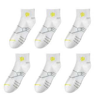 Men's Breathable Athletic Ankle Socks 6 pk