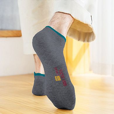 Men's No - Show Athletic Socks 6pk with Accents